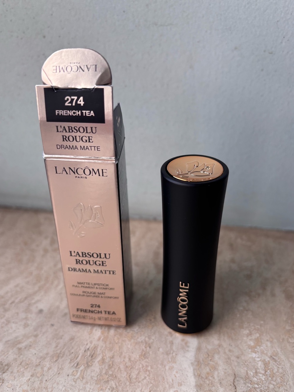 Lancôme L'Absolu Rouge Drama Matte Lipstick - Shade 274 "French Tea"